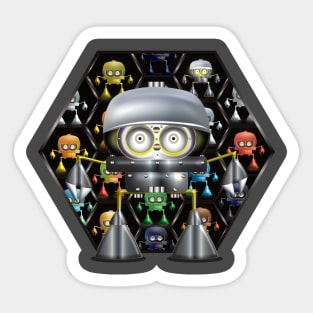 CS Cartoon Machines Robot And Toy Stand V 1.1. Sticker